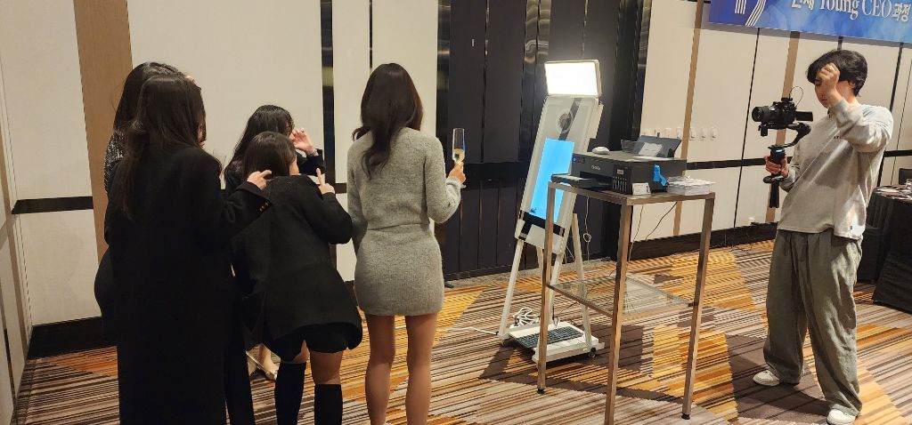 행사장 촬영 모습 2